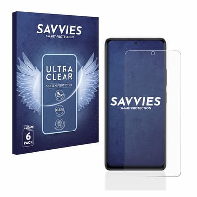 Savvies - Screenprotector voor Xiaomi Redmi Note 10 Pro / Max - Folie Beschermfolie transparant 6 Stuks
