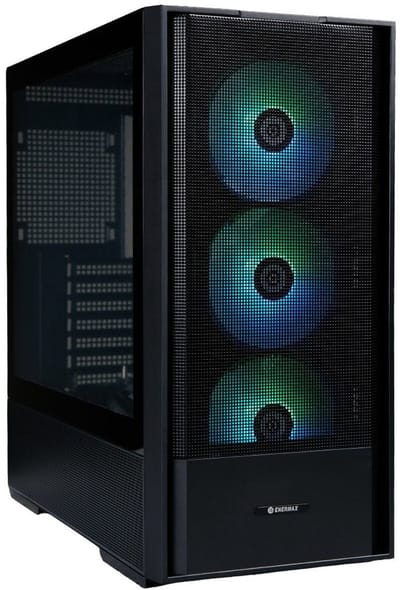 Enermax K1A AIR 3x120mm ARGB Fan Mesh Gehard Glas USB 3.2 EB850-C 850W 80+ Bronze Mid Tower ATX Gaming Behuizing (EC-K1A-AIR-EB850-C)