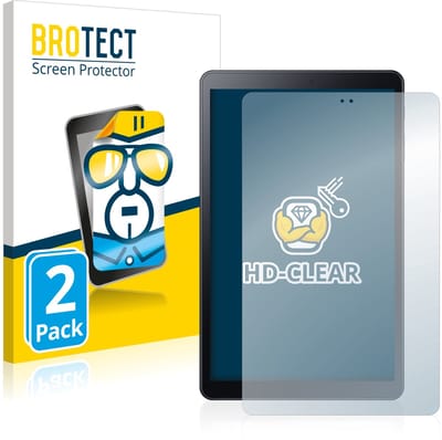 BROTECT - Screenprotector voor Samsung Galaxy Tab A 10.5 2018 - Folie Beschermfolie transparant 2 Stuks