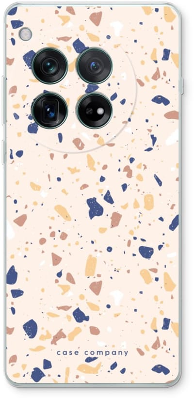 Case Company® - Hoesje geschikt voor OnePlus 12r hoesje - Terrazzo N°23 - Soft Cover Telefoonhoesje - Bescherming aan alle Kanten en Schermrand