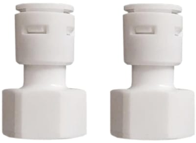 Allecto - Quick Union Connector - Waterfilter Accessoires - Kunststof - Snelaansluiting - Ideale vervanging - Geschikt voor waterdispenser - Wit
