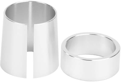 Dailygoods - Koppelingsas - Aluminium Accessoire - 1 Inch Taps Toelopende Adapter - Zilver - Geschikt voor Gasgolfkar - Adapter Connector