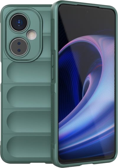Coverup Hoesje - Geschikt voor OnePlus Nord CE 3 Lite 5G Hoesje - Coverup Hands-On Rugged Back Cover - Groen