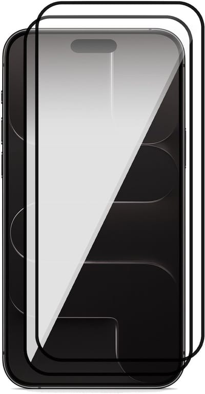Screenprotector geschikt voor iPhone 17 Air - 2x Volledig Dekkend Glas Screen Protector