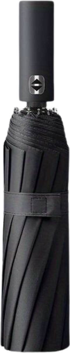 Nivard Windproof Paraplu - Opvouwbaar - Moderne Stormparaplu - Stormproef - Automatisch Uitklapbaar - Umbrella - Zwart