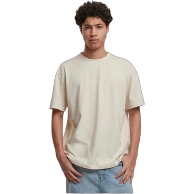 Urban Classics - Cotton Loose Heren Tshirt - S - Creme
