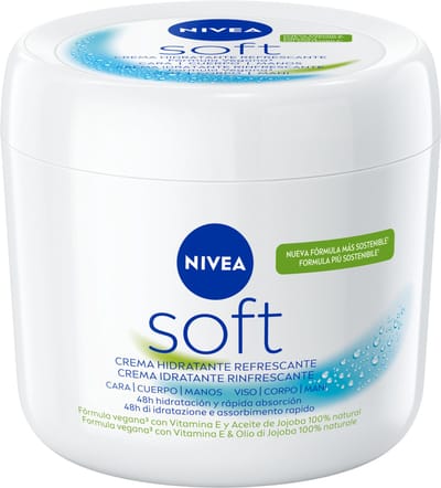 NIVEA Soft Bodycrème - Crème voor Lichaam en Gezicht - Hydraterende Gezichtscrème - 500 ml