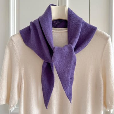 Brits Gebreide Driehoekige Sjaal Niche Wol Driehoekige Sjaal Dames Hoofddoek Winter Sjaal Multifunctionele Warme Gebreide Sjaal blue