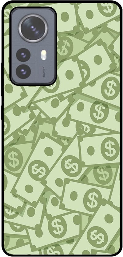 Smartphonica Telefoonhoesje Geschikt voor Xiaomi 12 Pro met Geld Opdruk - TPU Backcover Case With Money Design geschikt voor Xiaomi 12 Pro