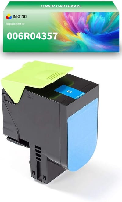 INKFIND 006R04357 Cyaan tonercartridge compatibel met Xerox 006R04357 Cyaan geschikt voor Xerox C310/C315 - 1-pack Cyaan