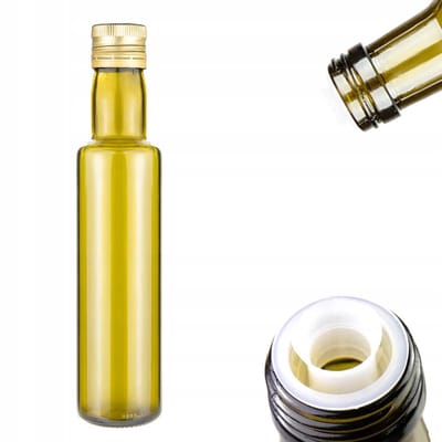 Bimberek Dorica Serie - Olijfolie Flessen - 250ml - Donkerglas - 50 Stuks
