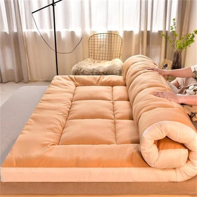 Japanse Futonmatras - Vloermatras Gastenmatras - Ruimtebesparend Slapen - Oprolbaar Ontwerp - 120 x 200 cm - Niet gespecificeerd