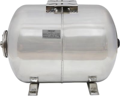 Drukvaat 100 Liter RVS voor Hydrofoorpomp - Max. 10 Bar - Inclusief Membraan