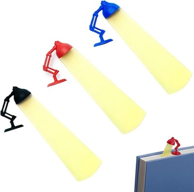 Leuke 3D Stereo Boekenleggers - Creatieve Desk Lamp voor Lezen, Perfect voor Jongens en Meisjes, Set van 3 Stuks