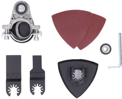Allecto - Multifunctionele Hoekslijper - Accessoires Set - Universele M10 Tool - Voor Hout en Metaal - Hoogwaardige Kwaliteit - Geschikt voor Profe...