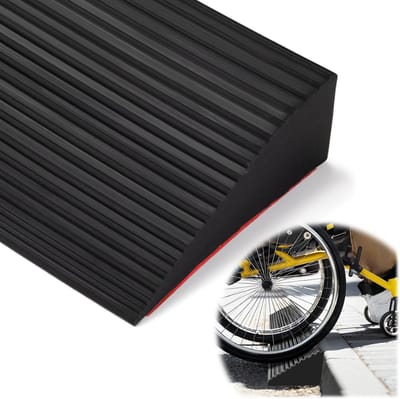 Zelfklevende Drempelhelling voor Rolstoel en Rollator - Flexibele Oprijramp Siliconen