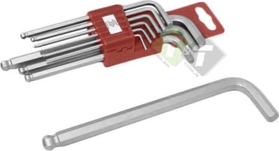Inbussleutel, Seneca, Metrisch, 10 delig, 1.5, 2, 2.5, 3, 4, 5, 5.5, 6, 8 en 10mm