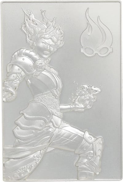 FaNaTtik Magic The Gathering - Ingot Chandra Nalaar Limited Edition (silver plated) Verzamelobject - Zilverkleurig