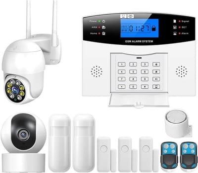 Draadloos Alarmsysteem - Huisbeveiliging GSM - Inbraakpreventie Woning - App Bediening - 180mm Breed