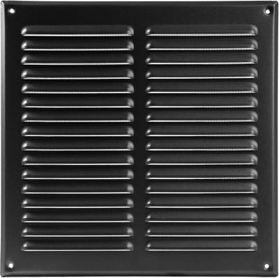 Vierkant metalen ventilatierooster 25,4 x 25,4 cm - Zonder merk - Ideaal voor badkamer, keuken en thuiskantoor