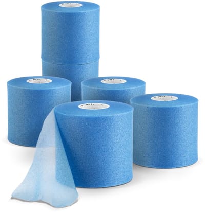 U-Sport Athlete Underwrap - Blauw - 6 stuks - 7 cm x 27 m - Onderbandage - Huidbescherming bij Sporttape
