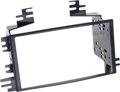 2-DIN Paneel geschikt voor Hyundai Accent - Kia Sportage/ Rio - Kleur: Zwart (METRA)