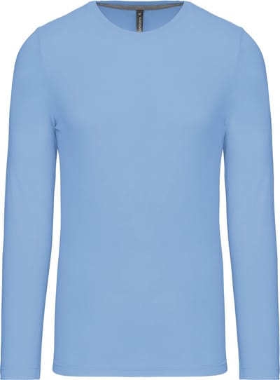 Kariban T-shirt ronde hals lange mouwen K359 - sky blue - L