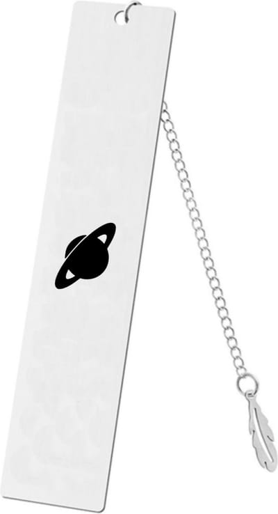 Akyol - planeet boekenlegger - Planeten - astronaut - saturnus - planeten - universum - zonnestelsel - cadeau - gepersonaliseerd - accessoires - sleutelhanger met naam