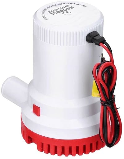 Allecto - 12V Dompelpomp - Marine Pomp - Geluidsarm en Roestbestendig - Compact Formaat - Duurzame Pomp - Geschikt voor Jachtboot - 2000 G/H