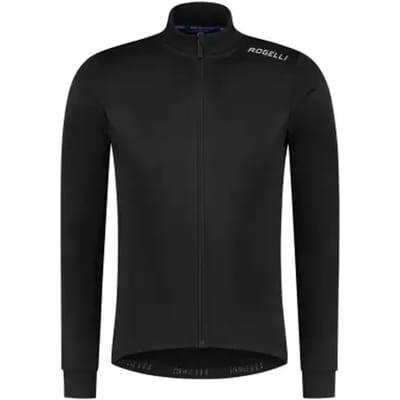 Rogelli Core Heren Fietsshirt - Lange mouw - 3 achterzakken - Zwart