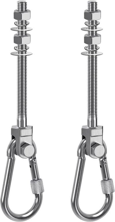 Omgoods - Schommelhaak Zwarelading - 180° draaibaar Haken voor Hangmat en Hangstoel