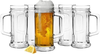 Glasmark Bierglazen - Bierpullen - 6x - 500 ml - glas - Oktoberfest