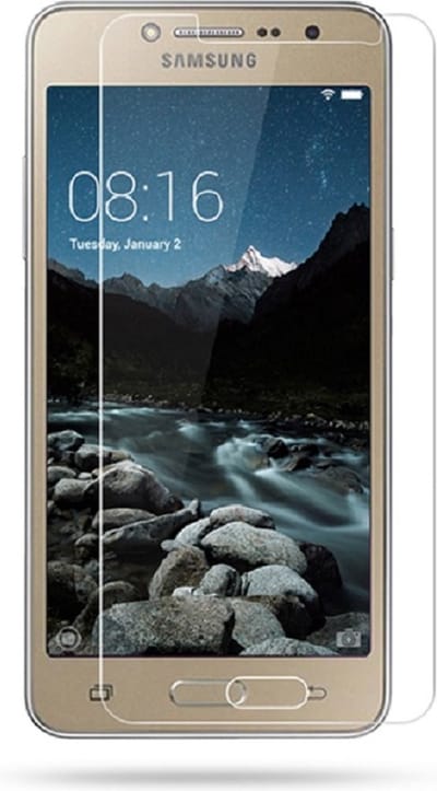 LuxeBass Tempered screenprotector geschikt voor Samsung Galaxy J7 (2018) - beeldscherm - scherm - tempered glas