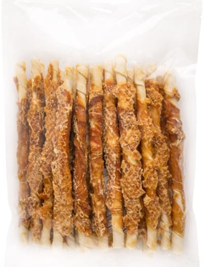 Landman Kauwstaaf met Kip Groot (24st) - Hondensnacks - Hondensnoepjes - Kauwsnacks - Kauwstaaf Hond