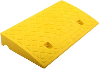 Oprijplaten - Stoeprand helling - Overwin drempels - Antislip textuur - 51.3 x 28 x 8.7 cm - Geel