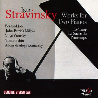 Bernard Job, John-Patrick Millow, Vronsky & Babin, Alfons & Aloys Kontarsky - Stravinsky: Works For Two Pianos Including Le Sacre Du Printemps (CD)