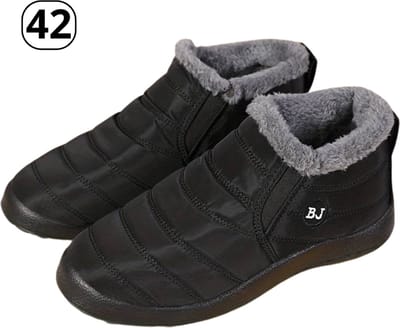 Livano Antislip Sneeuwboots - Snowboots - Wintersport Sneeuwschoenen - Ski Gadgets Voor Heren - Maat 42 - Zwart
