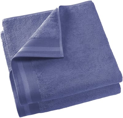 De Witte Lietaer Badlaken Contessa, Sapphire Blue - 70 x 140 cm - 2 stuks - Katoen