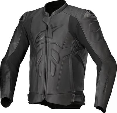 Alpinestars Dusk Zwart Leren Motorjas - Maat 52 - Jas
