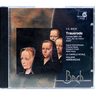 CD BACH, LA CHAPELLE ROYALE; HERREWEGH - Bach;Trauerode Bwv198  HMX2951270 Harmonia Mundi  1999 Japan Klassiek Gebruikt brown