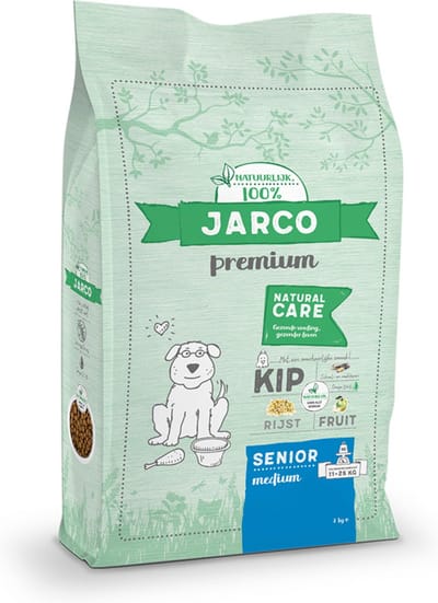 Jarco Dog Natural Medium Senior Kip - Hondenvoer - 2 kg 11-25 Kg