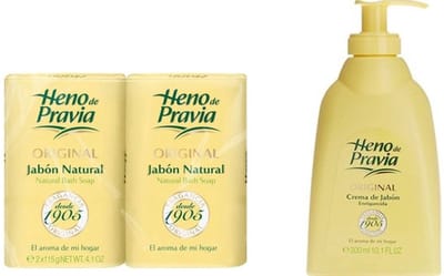 Heno Zeep 2 x 115 Gram & Zeep met Pomp 300 ml