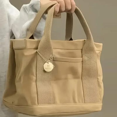 Lunchtrommel draagtassen kantoormedewerkers' bento tas Draagbare Canvas Tas basisschoolleerlingen' canvas tassen koffie