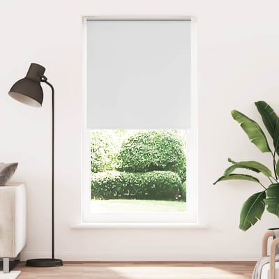 vidaXL - Rolgordijn - verduisterend - 90x210cm - stofbreedte - 85,7 - cm - wit