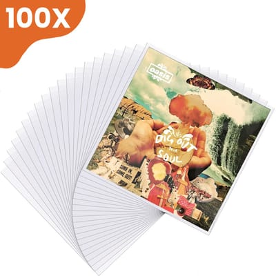 LP Hoezen 100 Stuks – Stevige Buitenhoezen - Biedt Jarenlange Bescherming - Glashelder - Vinyl Beschermhoezen - Platen Hoes - Outer Sleeves - Beschermhoes
