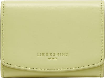LIEBESKIND BERLIN Leren Portemonnee Ezra 2 Calf Optic Louisa Purse Light Mimosa Lichtgroen