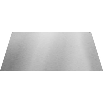 76x76 cm Crédence en Acier Inoxydable pour Cuisinière, Protection Anti-éclaboussures Ultra Plate, Panneau Mural Métallique de Cuisine Facile à Nettoyer,