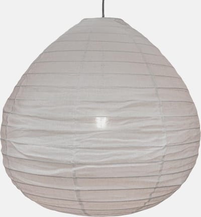 Linnen lampenkap large lichtgrijs Gm z