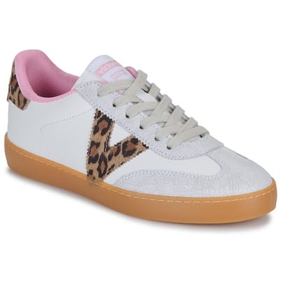 Sneaker Victoria Berlijn Leereffect & Leoparden Suede - Fashion Wear - Vrouwen