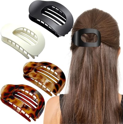 Set van 4 Haarclips voor Vrouwen - Sterke Grip, Geschikt voor Dun Haar, Ideaal voor Haarstyling en Accessoires